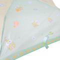 Japan Sanrio Folding Umbrella - Keroppi : Pastel Green - 4