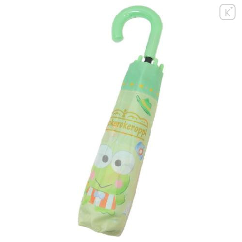 Japan Sanrio Folding Umbrella - Keroppi : Pastel Green - 5