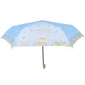 Japan Sanrio Folding Umbrella - Cinnamoroll : Pastel Flower Blue - 3