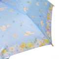 Japan Sanrio Folding Umbrella - Cinnamoroll : Pastel Flower Blue - 4