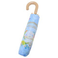 Japan Sanrio Folding Umbrella - Cinnamoroll : Pastel Flower Blue - 5