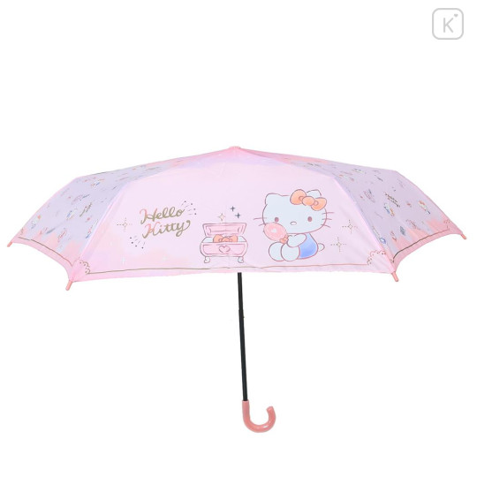 Japan Sanrio Folding Umbrella - Hello Kitty : Pastel Pink - 3