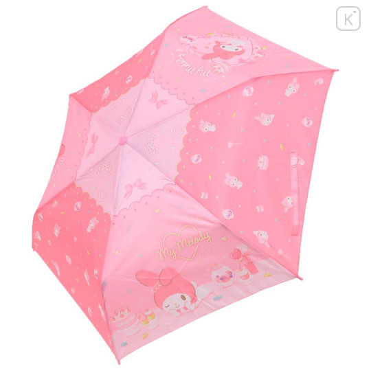 Japan Sanrio Folding Umbrella - My Melody : Party Pink - 2