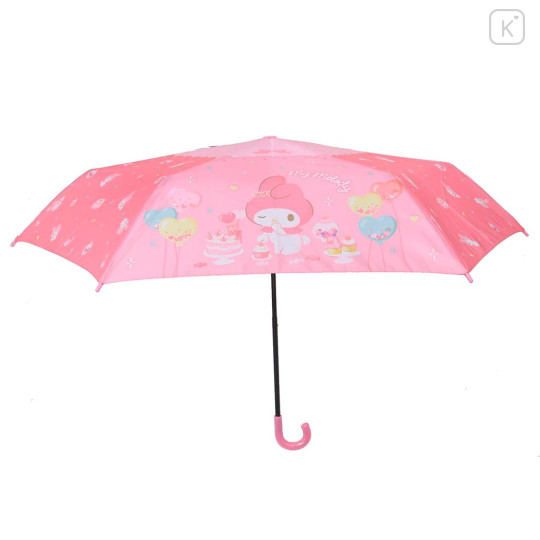Japan Sanrio Folding Umbrella - My Melody : Party Pink - 3
