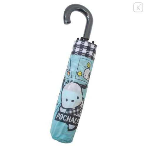 Japan Sanrio Folding Umbrella - Pochacco : Chick Mint - 5