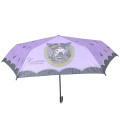 Japan Sanrio Folding Umbrella - Kuromi : 20th Anniversary Queen Purple - 3