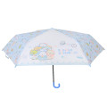 Japan San-X Folding Umbrella - Sumikko Gurashi : Shirokuma Hometown Blue - 3