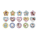 Japan Sanrio Clear Plump 3D Sticker Set - Badtz-maru & Keroppi & Pochacco : Characters : Tama & Friends Glitter Pink - 2