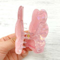 Japan Miffy Pearl Acrylic Hair Claw Clip - Miffy : Marble Pink - 2