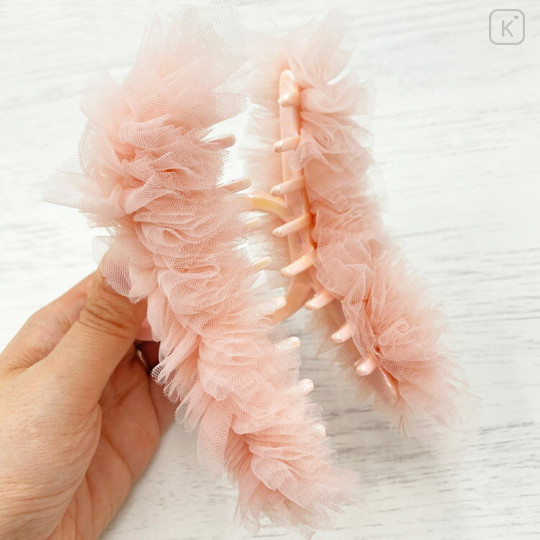 Japan Miffy Hair Claw Clip - Miffy : Tulle Pink - 3