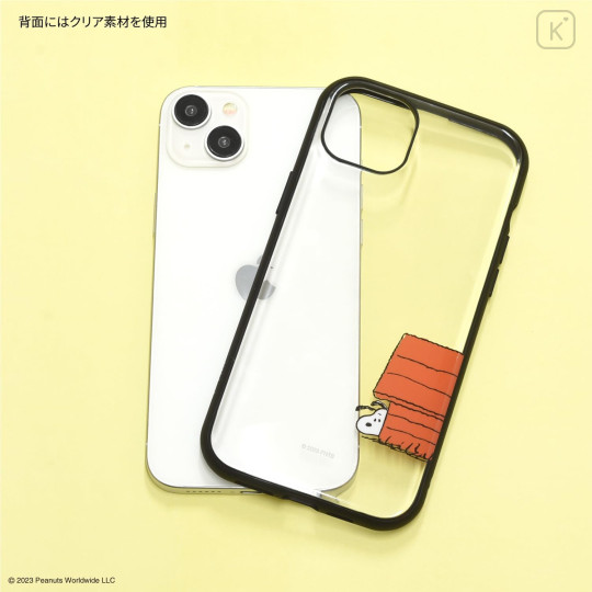Japan Peanuts IIIIfit Clear iPhone 15 Plus / 14 Plus Case - Snoopy : House - 2