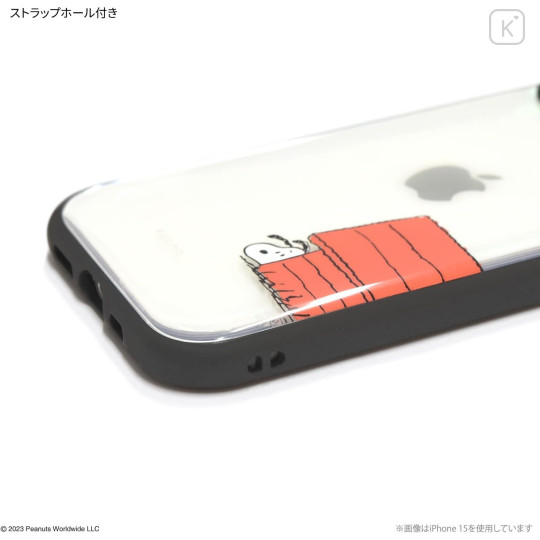 Japan Peanuts IIIIfit Clear iPhone 15 Plus / 14 Plus Case - Snoopy : House - 3