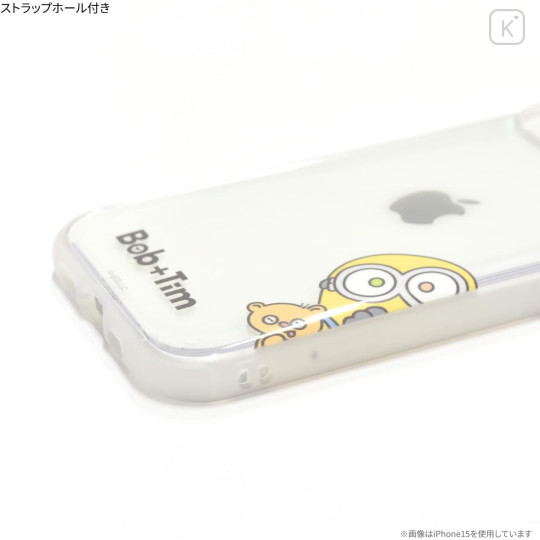 Japan Minions IIIIfit Clear iPhone 15 Plus / 14 Plus Case - Minions : Bob & Tim - 3