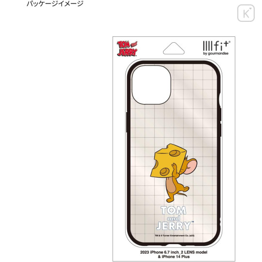 Japan Tom and Jerry IIIIfit Clear iPhone Case - Jerry : iPhone15 Plus & 14 Plus - 4