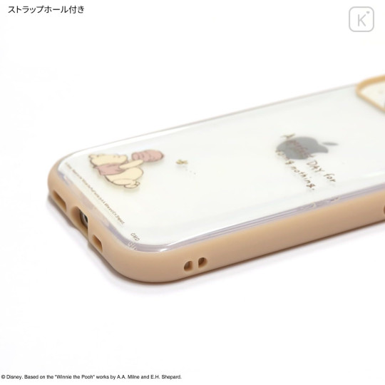 Japan Disney IIIIfit Clear iPhone Case - Pooh : iPhone15 Plus & 14 Plus - 3