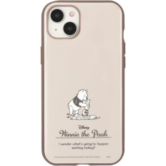 Japan Disney IIIIfit iPhone Case - Piglet & Pooh : iPhone15 Plus & 14 Plus