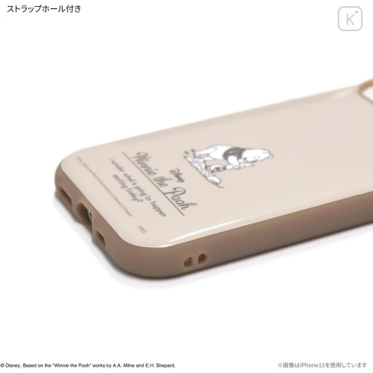 Japan Disney IIIIfit iPhone 15 Plus / 14 Plus Case - Piglet & Pooh - 3