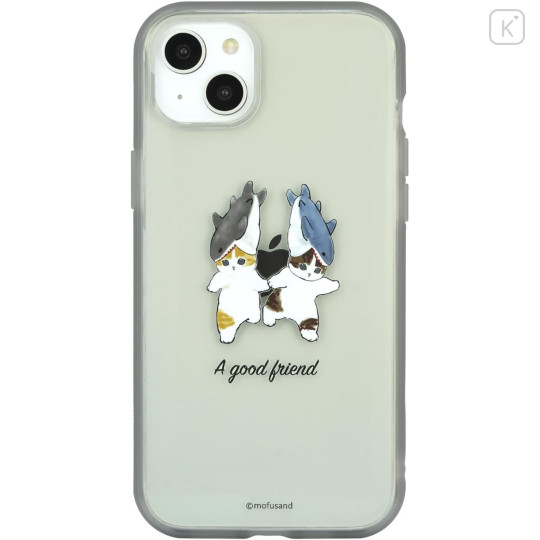 Japan Mofusand IIIIfit Clear iPhone15 Plus / 14 Plus Case - A Good Friend - 1