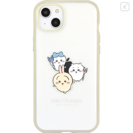Japan Chiikawa IIIIfit Clear iPhone 15 Plus / 14 Plus Case - Chiikawa & Hachiware & Usagi - 1