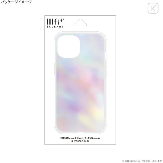 Japan IIIIfit Clear Premium iPhone 15 Plus / 14 Plus Case - Aurora - 3