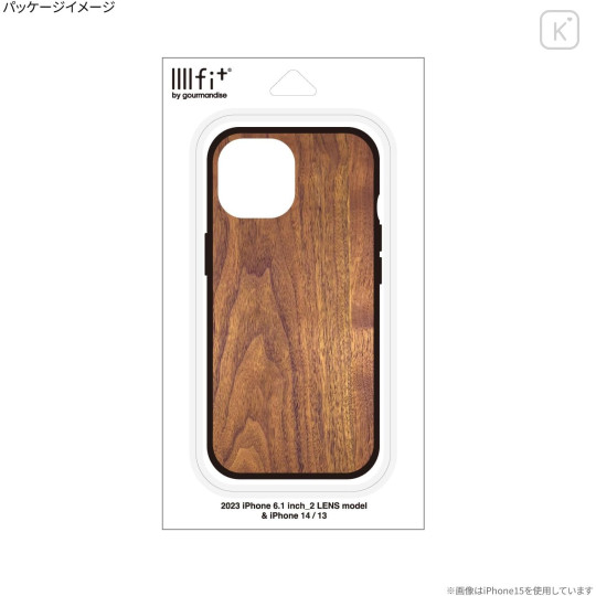 Japan IIIIfit iPhone Case - Walnut : iPhone15 Plus & 14 Plus - 3