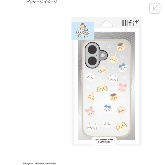 Japan Chiikawa IIIIfit Clear iPhone Case - Characters : iPhone16 Plus - 6