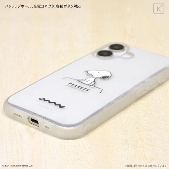 Japan Peanuts IIIIfit Clear iPhone Case - Snoopy : iPhone16 Pro Max - 3