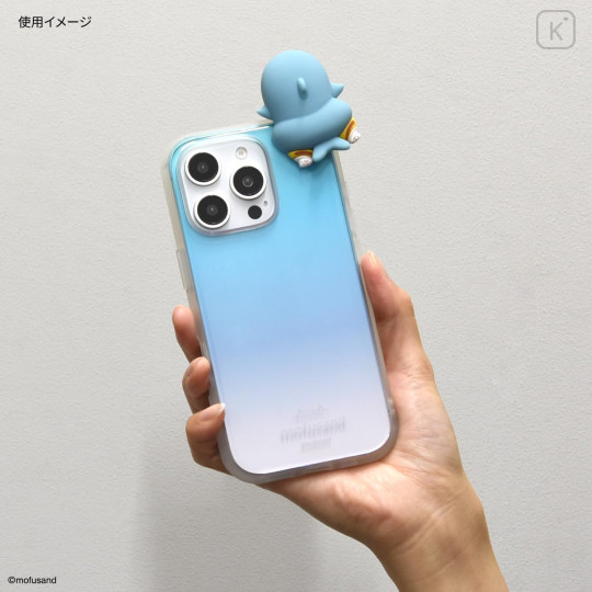 Japan Mofusand Frame IIIIfit Clear iPhone16 Pro Case - Shark Meow - 6