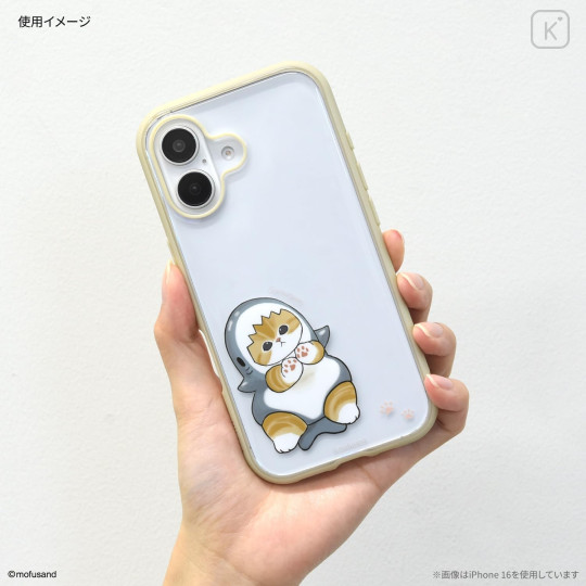 Japan Mofusand IIIIfit Clear iPhone16 Pro Case - Ivory - 4