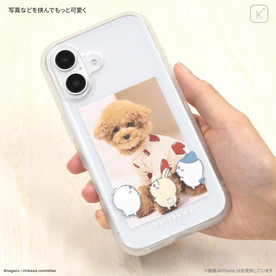 Japan Chiikawa IIIIfit Clear iPhone 16 Pro Case - Chiikawa & Hachiware & Usagi - 4