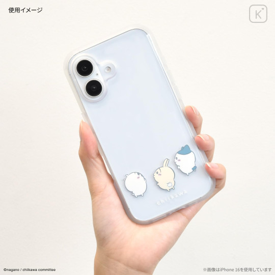 Japan Chiikawa IIIIfit Clear iPhone 16 Pro Case - Chiikawa & Hachiware & Usagi - 5
