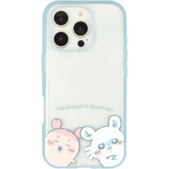 Japan Chiikawa IIIIfit Clear iPhone Case - Furuhonya Kani-chan & Momonga : iPhone16Pro