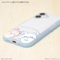 Japan Chiikawa IIIIfit Clear iPhone Case - Furuhonya Kani-chan & Momonga : iPhone16Pro - 3