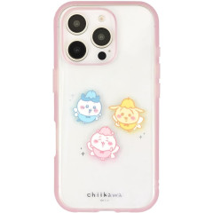 Japan Chiikawa IIIIfit Clear iPhone Case - Chiikawa & Hachiware & Usagi Fairy : iPhone16Pro