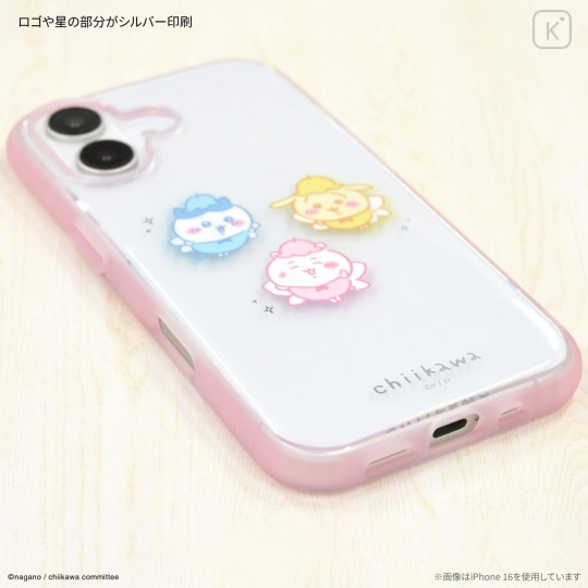 Japan Chiikawa IIIIfit Clear iPhone 16 Pro Case - Chiikawa & Hachiware & Usagi : Fairy - 4