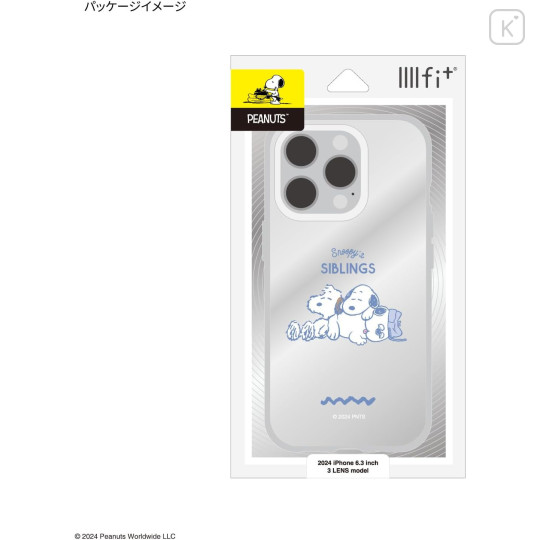 Japan Peanuts IIIIfit Clear iPhone Case - Snoopy Siblings : iPhone16Pro - 6