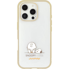 Japan Peanuts IIIIfit Clear iPhone Case - Snoopy & Charlie : iPhone16Pro