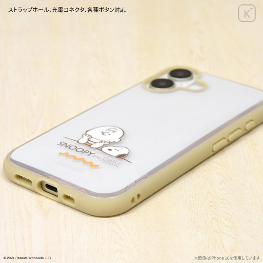 Japan Peanuts IIIIfit Clear iPhone 16 Pro Case - Snoopy : Charlie - 3