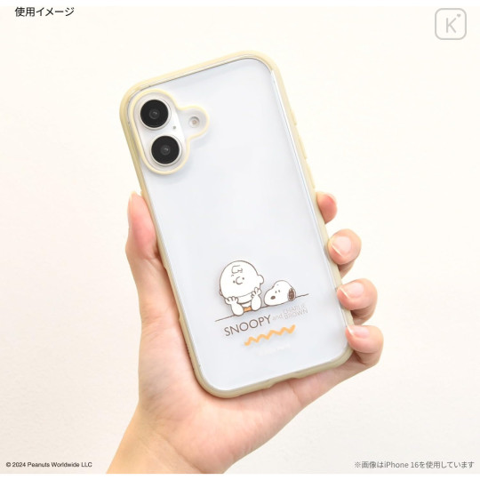 Japan Peanuts IIIIfit Clear iPhone Case - Snoopy & Charlie : iPhone16Pro - 4