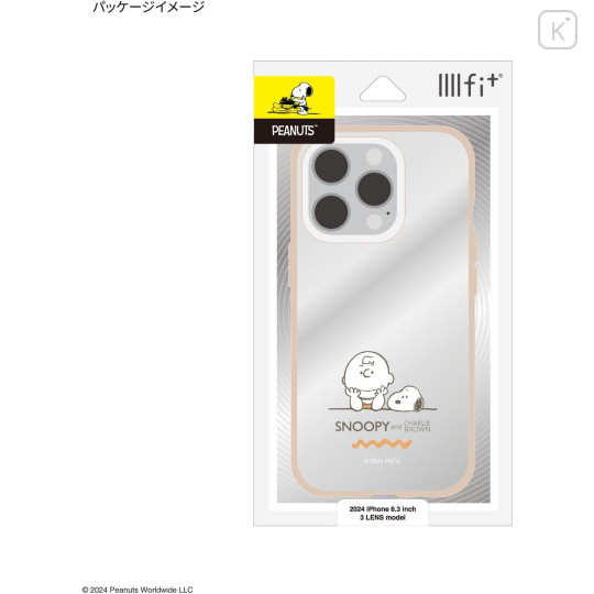 Japan Peanuts IIIIfit Clear iPhone Case - Snoopy & Charlie : iPhone16Pro - 6