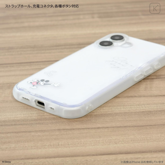Japan Disney IIIIfit Clear iPhone Case - Mickey : iPhone16Pro - 3