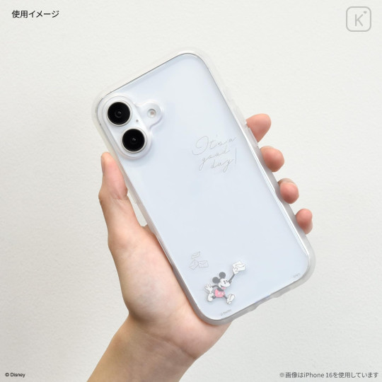 Japan Disney IIIIfit Clear iPhone 16 Pro Case - Mickey - 4