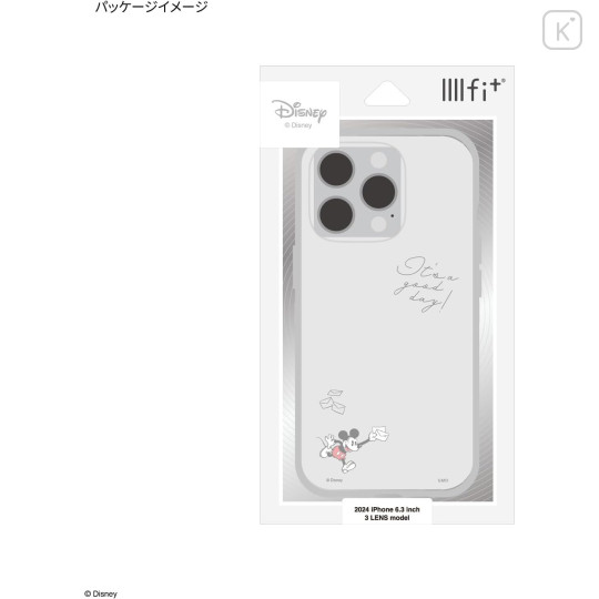 Japan Disney IIIIfit Clear iPhone 16 Pro Case - Mickey - 5