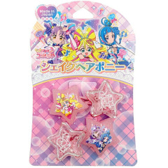 Japan Pretty Cure Mascot Hair Tie Set - Idol Precure Star Shape Pink