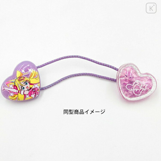 Japan Pretty Cure Mascot Hair Tie Set - Idol Precure Star Shape Pink - 3