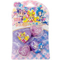 Japan Pretty Cure Mascot Hair Tie Set - Idol Precure Heart Shape Purple - 1