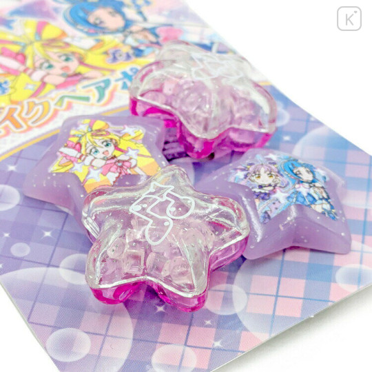Japan Pretty Cure Mascot Hair Tie Set - Idol Precure Star Shape Purple - 2