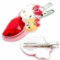 Japan Sanrio Hair Clip Bag Decoration - Hello Kitty & Tiny Chum : Magical Jewelry Heart - 2