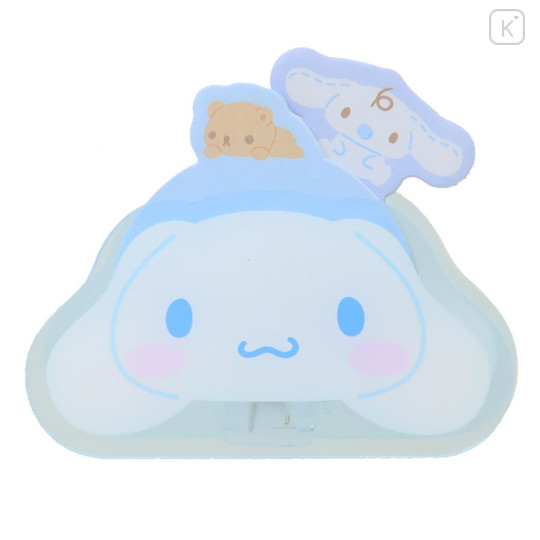 Japan Sanrio Memo Clip Stand & Memo Pad - Cinnamoroll : Face - 1