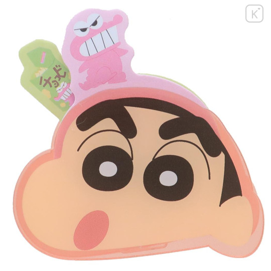 Japan Crayon Shin-chan Memo Clip Stand & Memo Pad - Shinnosuke Nohara : Face - 1
